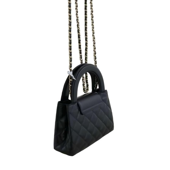 Chanel Kelly Top Handle Bag in Quilted Calfskin