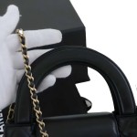 Chanel Kelly Top Handle Bag in Quilted Calfskin