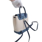 路易威登 Lockme 系列拼色牛皮迷你双肩包