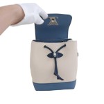 路易威登 Lockme 系列拼色牛皮迷你双肩包