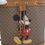 Gucci x Disney Mickey Mouse Print GG Supreme Canvas Bucket Bag