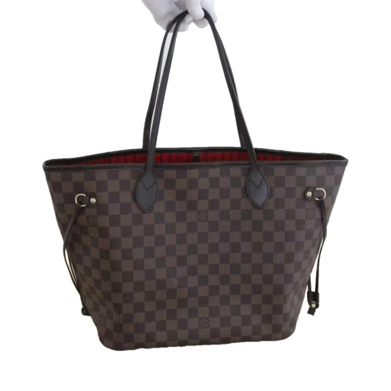Louis Vuitton Neverfull Tote Bag in Damier Ebene Canvas