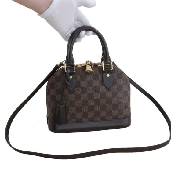 Louis Vuitton Alma Bag in Damier Ebene Canvas