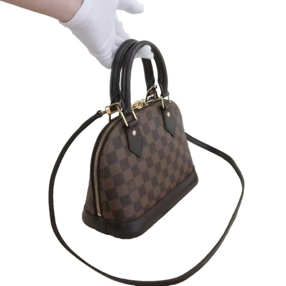 Louis Vuitton Alma Bag in Damier Ebene Canvas