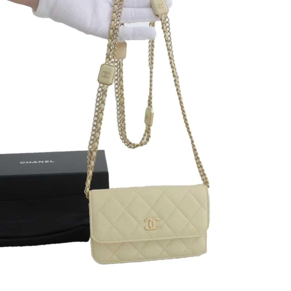 Chanel Wallet On Chain (WOC) in Quilted Lambskin