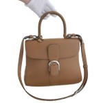 德尔沃 Brillant 系列焦糖色小牛皮手提包