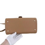 德尔沃 Brillant 系列焦糖色小牛皮手提包