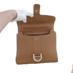 德尔沃 Brillant 系列焦糖色小牛皮手提包