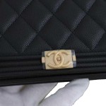 Chanel Boy Bag in Quilted Calfskin