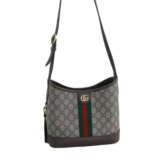 Gucci Ophidia Small Shoulder Bag in GG Supreme Canvas