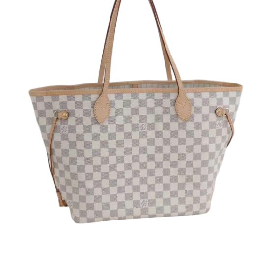 Louis Vuitton Neverfull Bag in Damier Azur Canvas