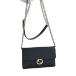 Gucci Interlocking G Wallet On Chain in Leather