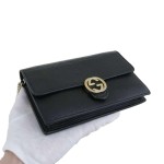 Gucci Interlocking G Wallet On Chain in Leather