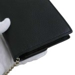 Gucci Interlocking G Wallet On Chain in Leather