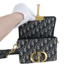 Dior 30 Montaigne Mini Bag in Oblique Jacquard Canvas