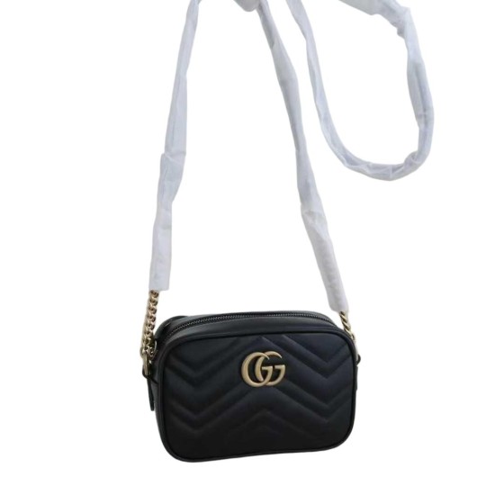 Gucci GG Marmont Quilted Leather Camera Bag