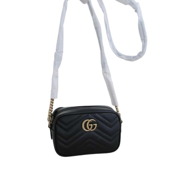 Gucci GG Marmont Quilted Leather Camera Bag