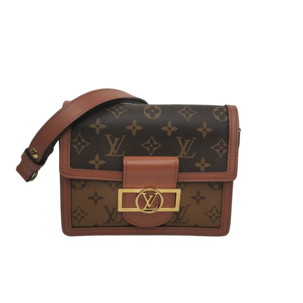 Louis Vuitton Dauphine MM Bag in Monogram Reverse Canvas