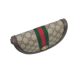 Gucci Ophidia GG Supreme Canvas Half-Moon Shoulder Bag