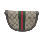 Gucci Ophidia GG Supreme Canvas Half-Moon Shoulder Bag