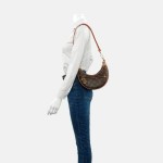 Louis Vuitton Loop Monogram Coated Canvas Shoulder Bag (Brown)