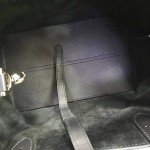 Small Dior Toujours Black Macrocannage Crinkled Calfskin Tote Bag