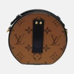 Louis Vuitton Petite Boîte Chapeau Monogram Coated Canvas Shoulder Bag (Brown)