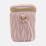 Miu Miu Matelassé Pink Nappa Leather Shoulder Bag
