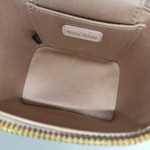Miu Miu Matelassé Pink Nappa Leather Shoulder Bag