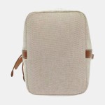 Miu Miu Canvas and Leather Bucket Bag