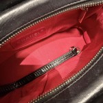 Chanel Gabrielle de Chanel Small Hobo Bag in Black Crumpled Calfskin