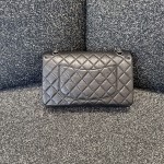 Chanel 2.55 Reissue Flap Bag in Black Distressed Calfskin