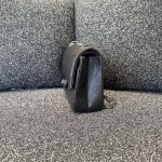 Chanel 2.55 Reissue Flap Bag in Black Distressed Calfskin