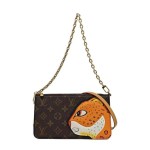Louis Vuitton x Sun Yitian Pochette Accessoires Monogram Leopard Chain Bag