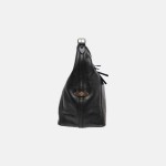 Louis Vuitton CARRYALL MM Hobo Bag in Black Soft Grained Calfskin