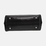 Louis Vuitton CARRYALL MM Hobo Bag in Black Soft Grained Calfskin