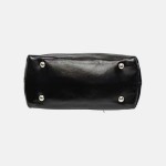 Louis Vuitton CARRYALL MM Hobo Bag in Black Soft Grained Calfskin