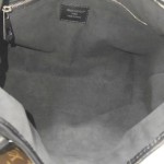 Louis Vuitton CARRYALL MM Hobo Bag in Black Soft Grained Calfskin