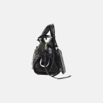 Balenciaga Classic City Handbag in Black Distressed Agneau Leather
