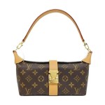 Louis Vuitton Cartouchière Monogram Canvas Shoulder Bag