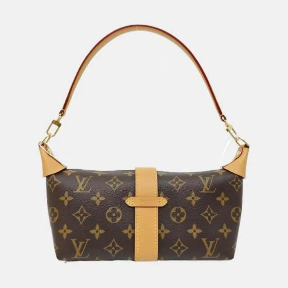 Louis Vuitton Cartouchière Monogram Canvas Shoulder Bag