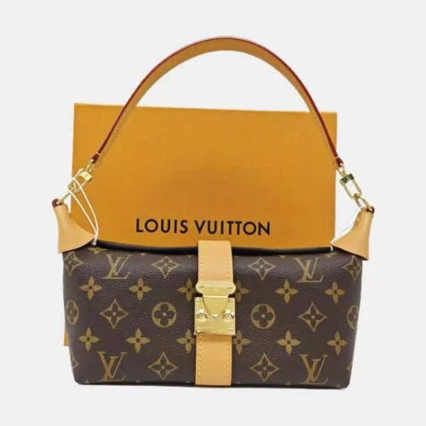 Louis Vuitton Cartouchière Monogram Canvas Shoulder Bag