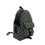 Christian Dior Explorer Backpack in Beige and Black Dior Oblique Jacquard