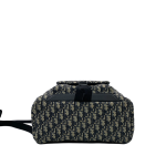 Christian Dior Explorer Backpack in Beige and Black Dior Oblique Jacquard