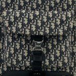 Christian Dior Explorer Backpack in Beige and Black Dior Oblique Jacquard