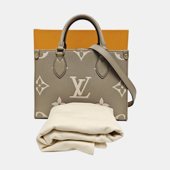 Louis Vuitton OnTheGo PM Monogram Empreinte Leather Tote Bag