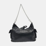 LOUIS VUITTON CARRYALL CARGO小号黑色羊皮老花单肩包