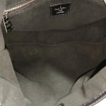 LOUIS VUITTON CARRYALL CARGO小号黑色羊皮老花单肩包