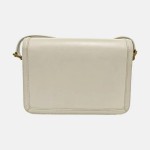 YSL SOLFERINO中号白色牛皮单肩包豆腐包