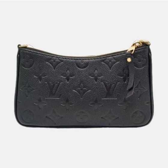 LOUIS VUITTON EASY黑色牛皮压纹单肩包